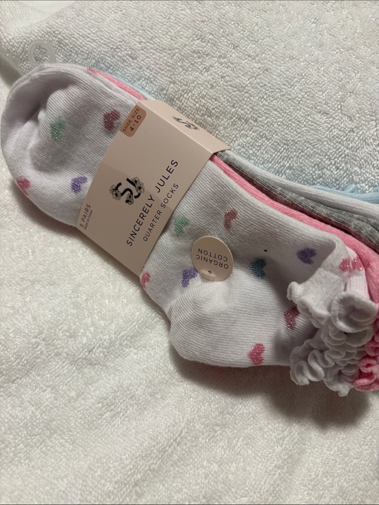 Sincerly Jules Accessories - SOLD New Sincerely Jules 5 Pairs Multicolored Woman’s Socks Fits Sz 4 - 10